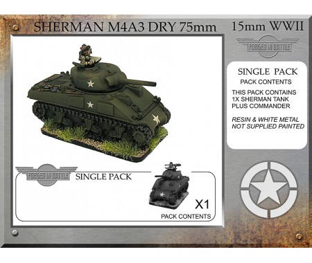 A-22-ONE Sherman M4A3 dry 75mm (1 tank)