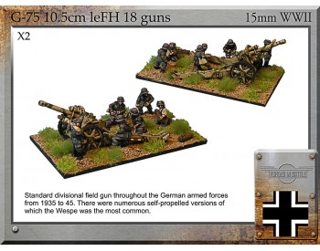 G-75 10.5cm leFH18 Guns & Crew