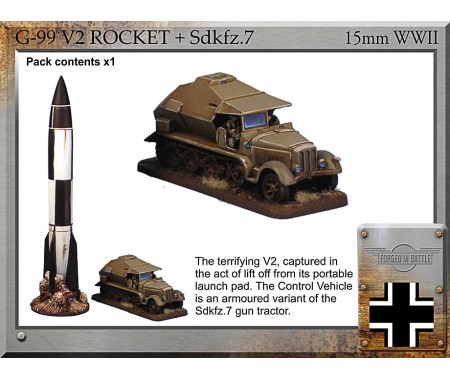 G-99 V2 rocket + Sdkfz.7 Control Vehicle