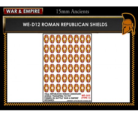 WE-D12 Republican Roman large oval shields