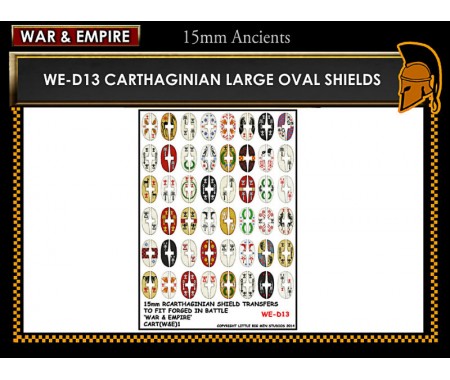 WE-D13 Cathaginian large oval shields