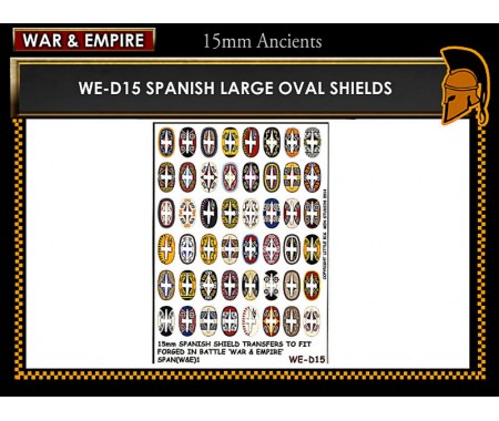 WE-D15 Spanish large oval shields