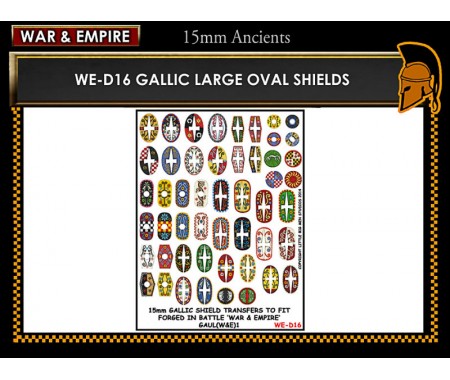 WE-D16 Gallic large oval shields