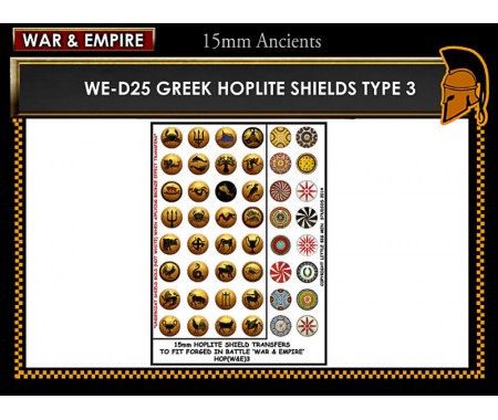 WE-D25 Greek Hoplite Shields (Type 3)