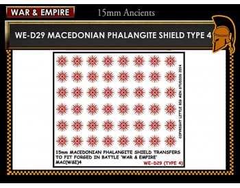 WE-D29 Macedonain Phalangite Shield (Type 4)