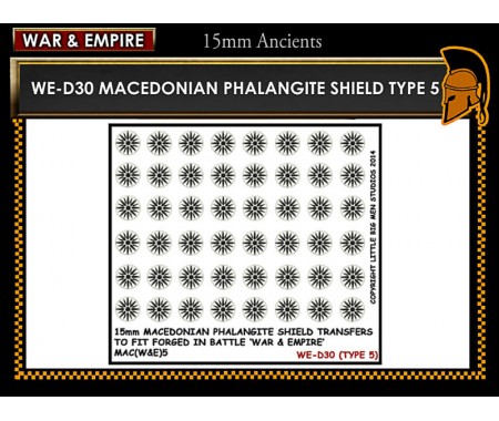 WE-D30 Macedonain Phalangite Shield (Type 5)