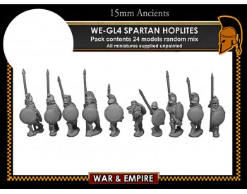 WE-GL04 Later Greek, Spartan/Cloaked Hoplites