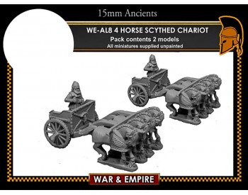 WE-AL08 Later Persian, 4-Horse Scythed Chariots