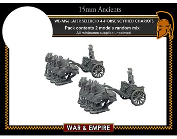 WE-MS06 Later Seleucid 4-Horse Scythed Chariots