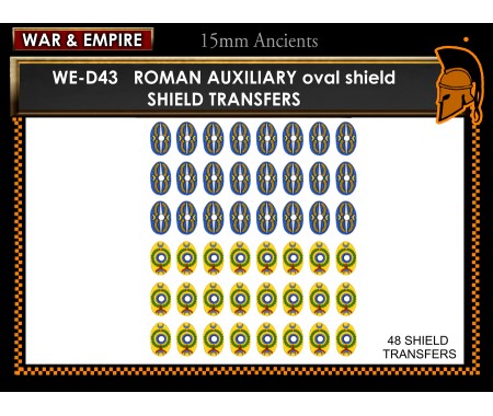 WE-D43 Roman Auxiliaries, oval shields  (type 1)